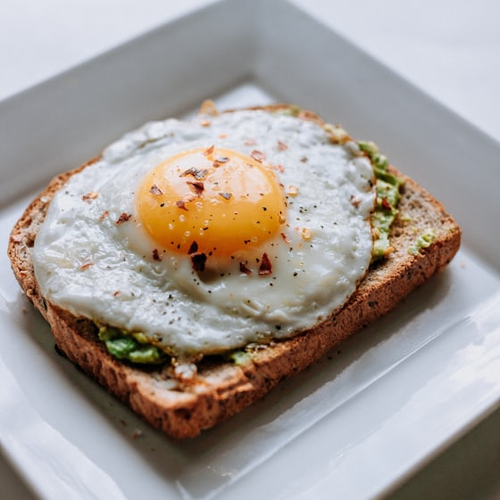 Avocado toast with seeds on sourdough
